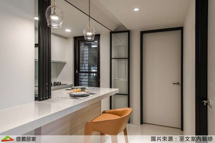 白色餐廳室內裝潢設計，包括裝潢圖片