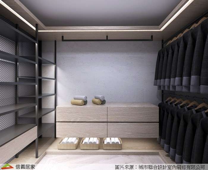 米色更衣室室內裝潢設計，包括裝潢圖片