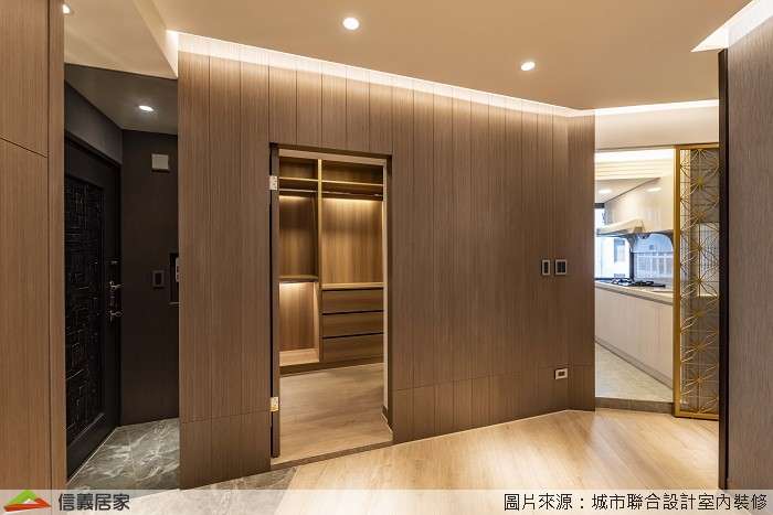 咖啡色儲物間室內裝潢設計，包括裝潢圖片